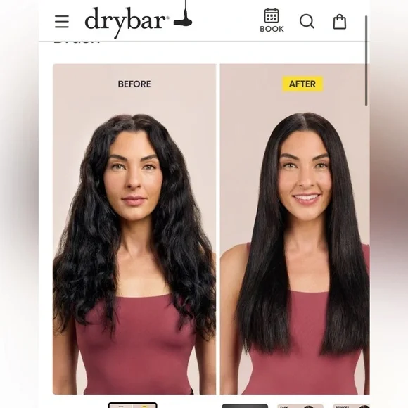 drybar The Brush Crush Heated Straightening Brush